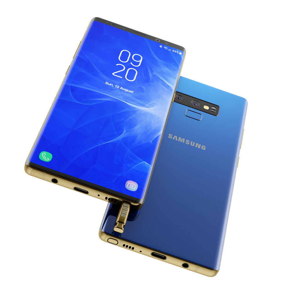 Samsung Galaxy Note 9 All colors 3D model_27