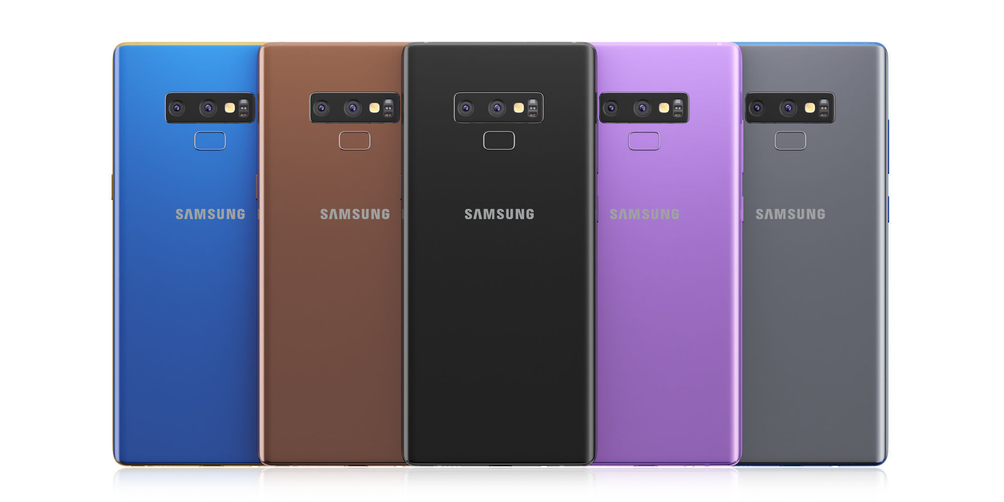Samsung Galaxy Note 9 All colors 3D model_1