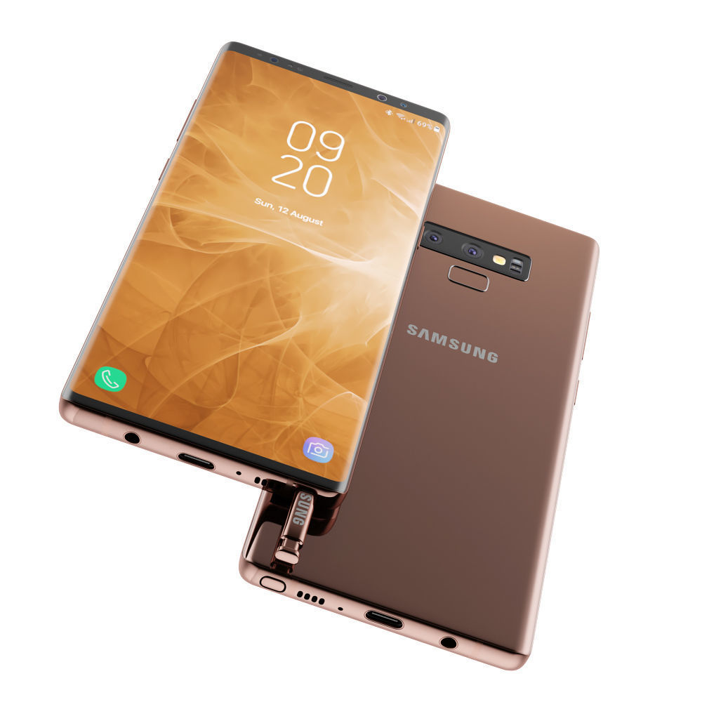 Samsung Galaxy Note 9 All colors 3D model_48