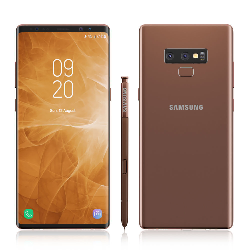 Samsung Galaxy Note 9 All colors 3D model_40