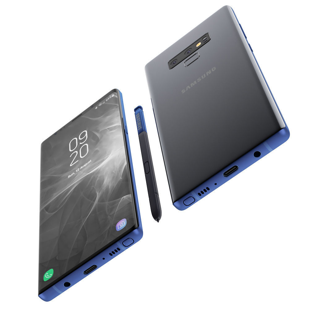 Samsung Galaxy Note 9 All colors 3D model_34