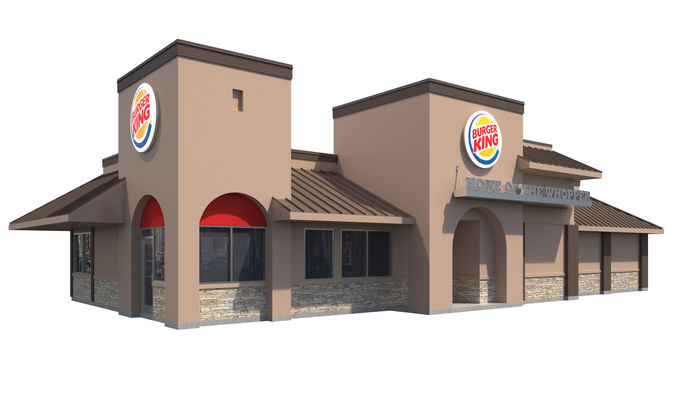 Retail-039 Burger King-003 3D model