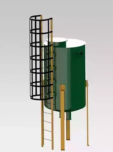 Water Storage Tank Free 3D model
