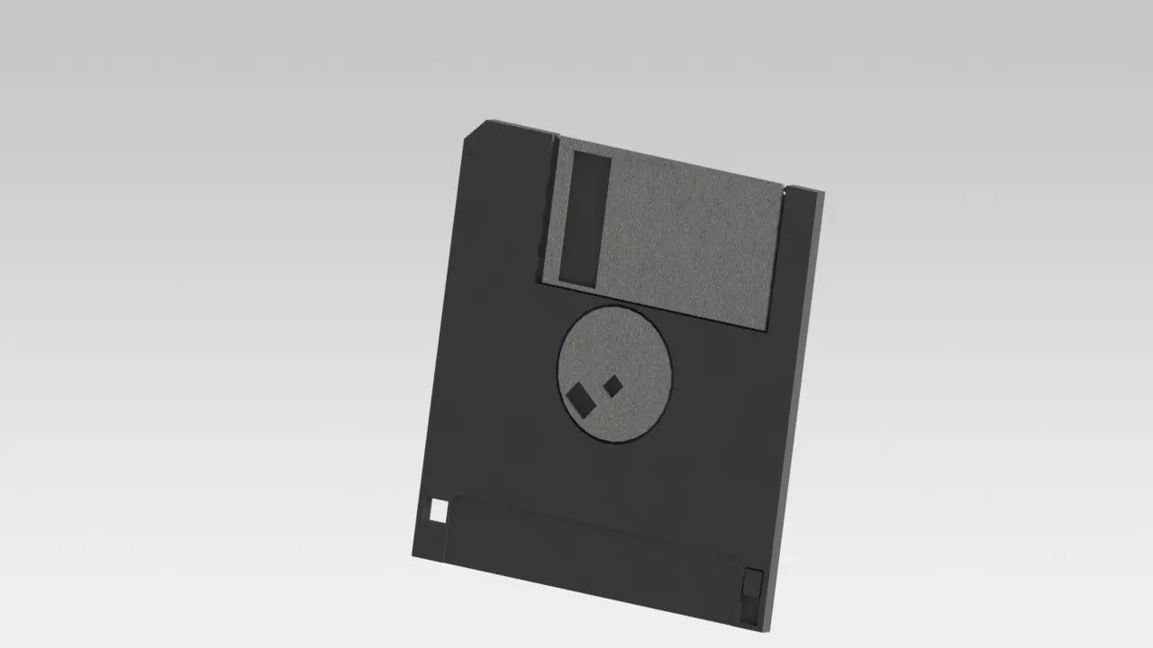 Floppy Disk 144 MB Free 3D model_0