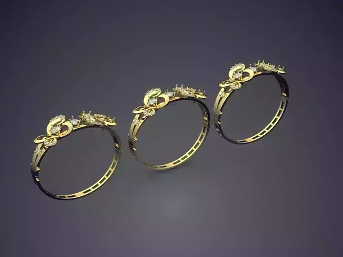 Simple Precious Dainty Classic Golden Engagement Rings