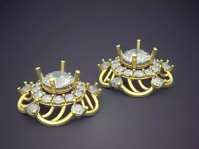 Simple Classic Golden Earrings