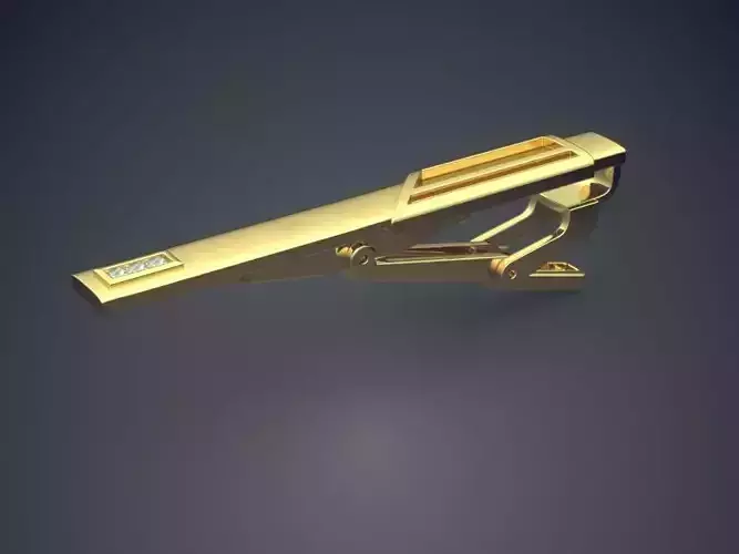 Simple Classic Golden Diamond-Brooche