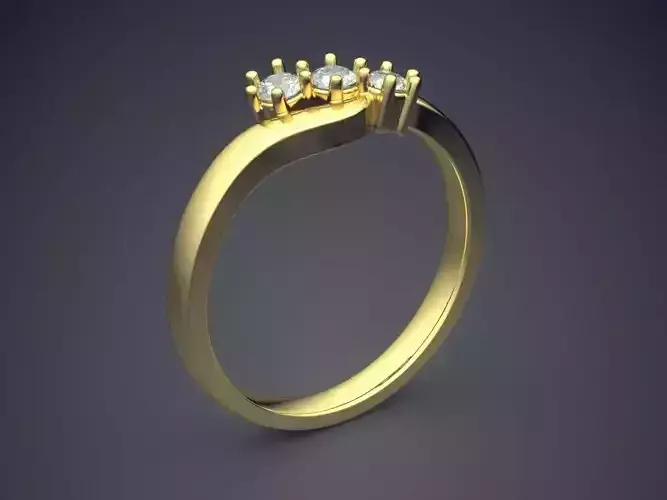 Gorgeous Impressive Classic Minimal Engagement Ring