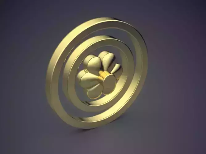 Simple Minimalistic Flower Detailed Pendant