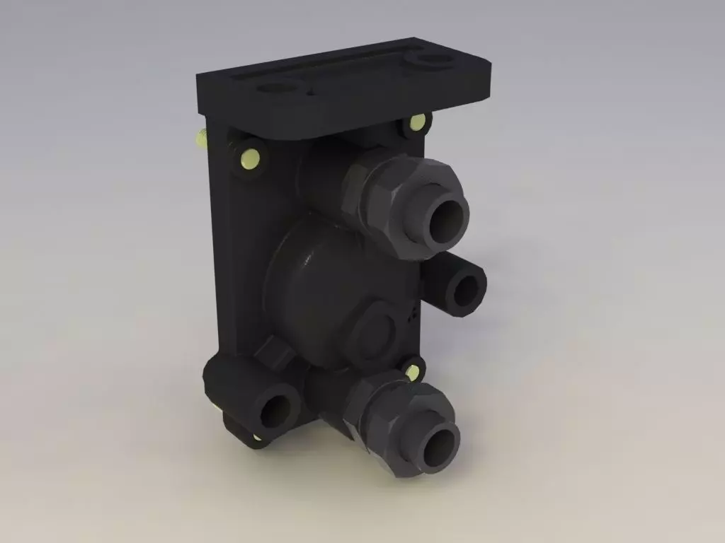 Pressure transmiter Carrier Knorr Bremse I22995 Free 3D model_0