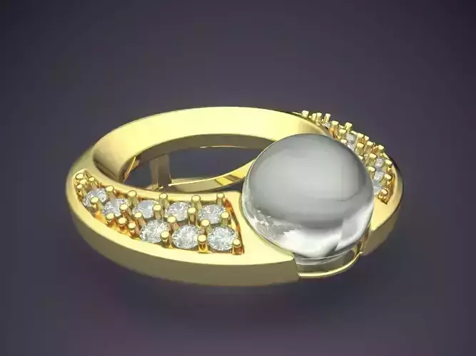 Unique Classic Minimal Design Pendant with Pearls