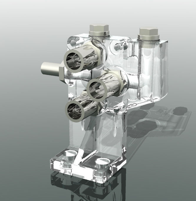 Carrier for RLV I58488 Knorr Bremse Free 3D model_1