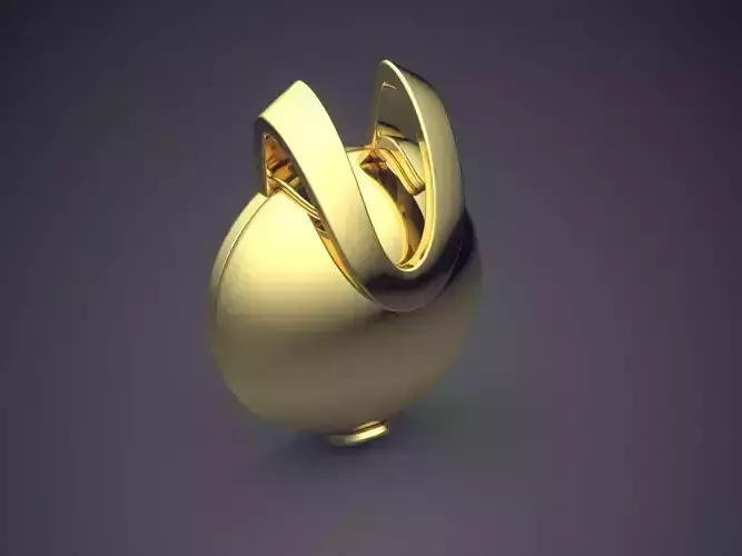 Modern Shaped Futuristic Design Pendant