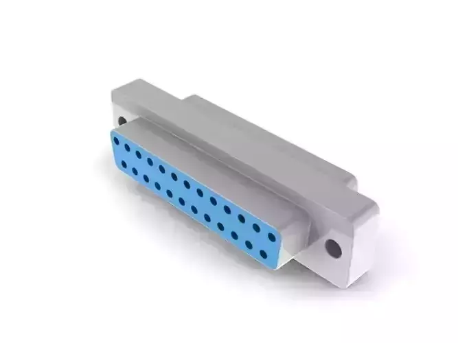 Connector dc Free 3D model