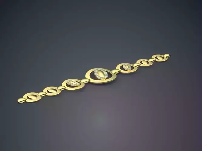 Unique Futuristic Design Round Shapes Bracelet