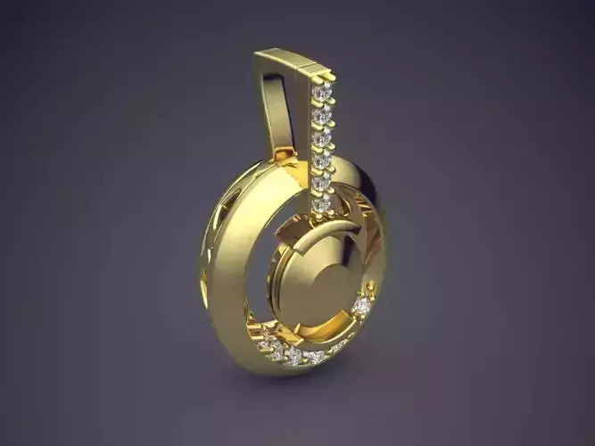 Unique Futuristic Beautiful Shape Pendant