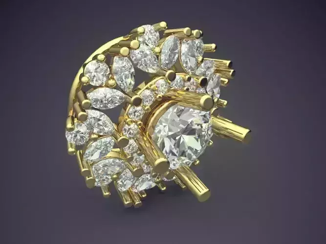 Gorgeous Classic Pendant Fully Diamonds