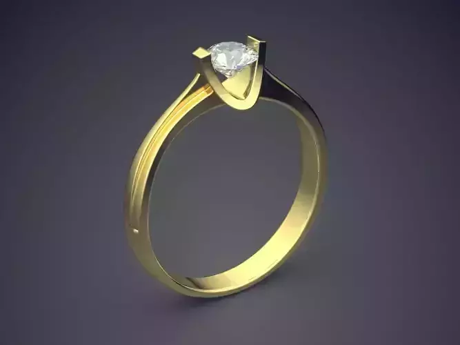 Classic Petite Elegant Luxurious Diamond-Ring for Engagement