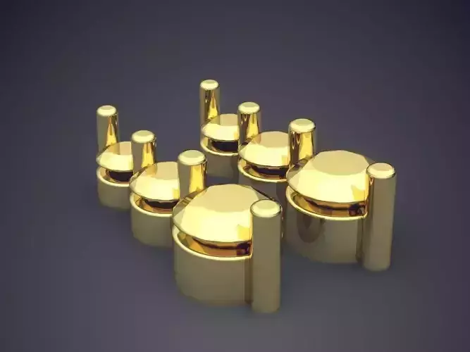 Classic Minimalistic Circle-Shaped Earrings