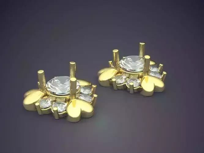 Brooches With Diamond CAD-696