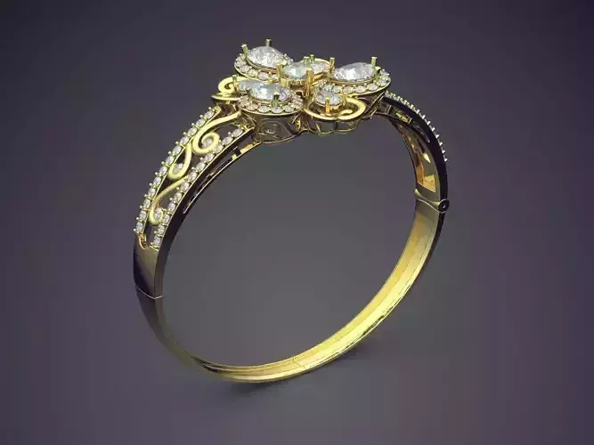 Bracelet With Diamonds CAD-688