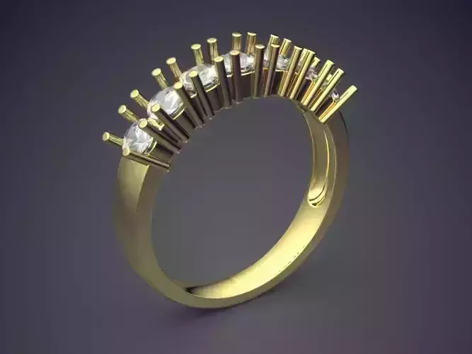 Gorgeous Impressive Classic Ring 3D print model