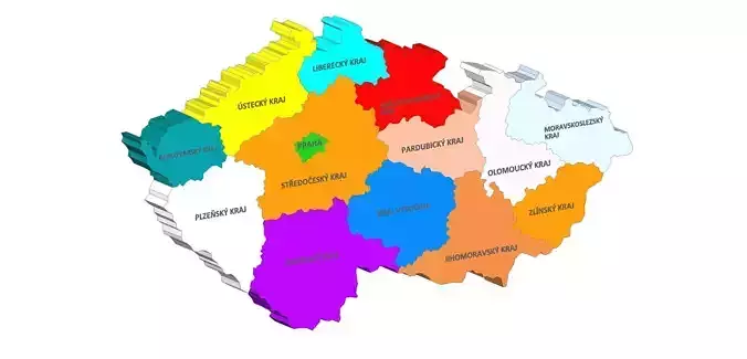 CZECH REPUBLIC 3D Free 3D model