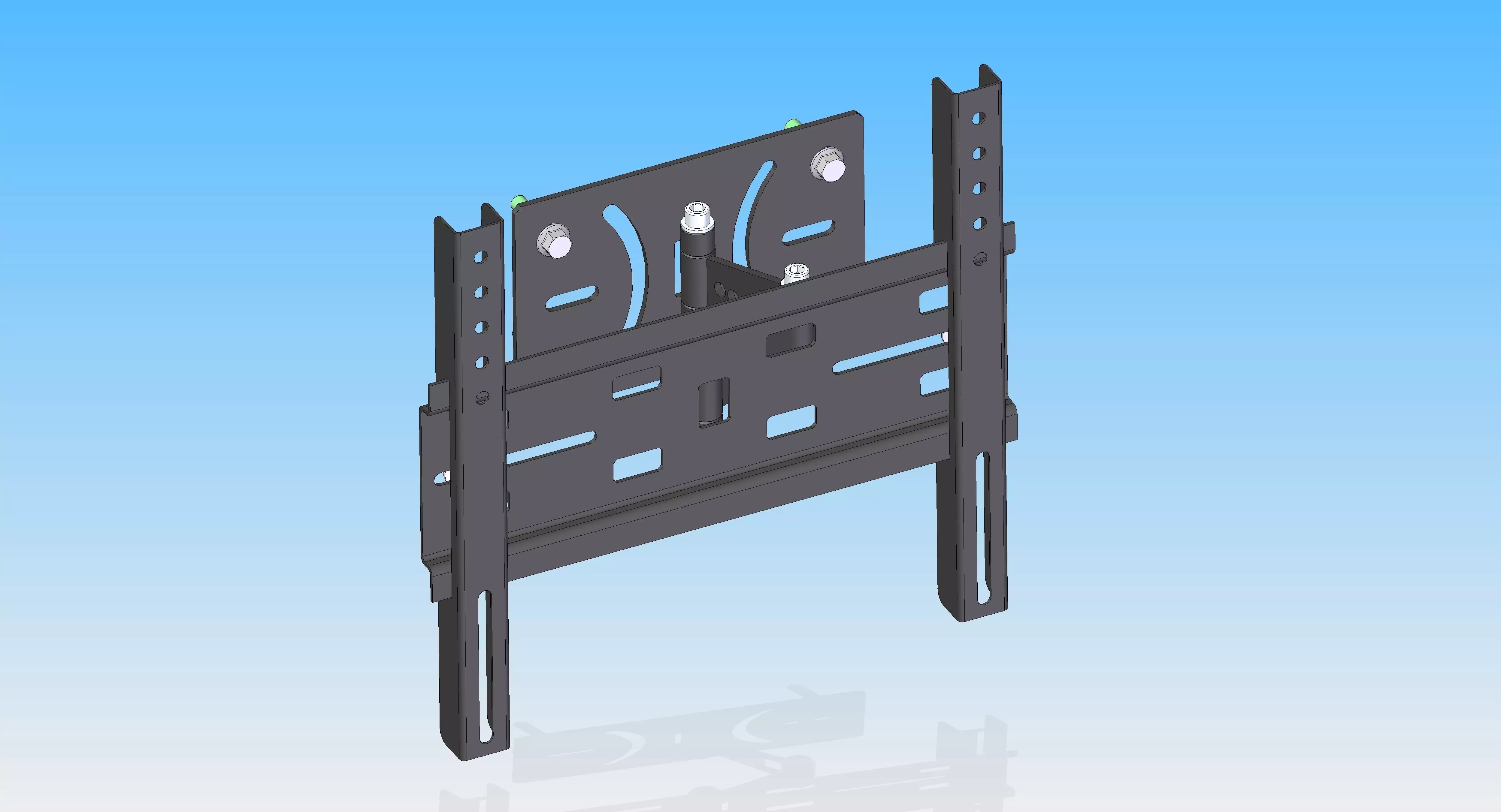 TV Holder Wall Mount Free 3D model