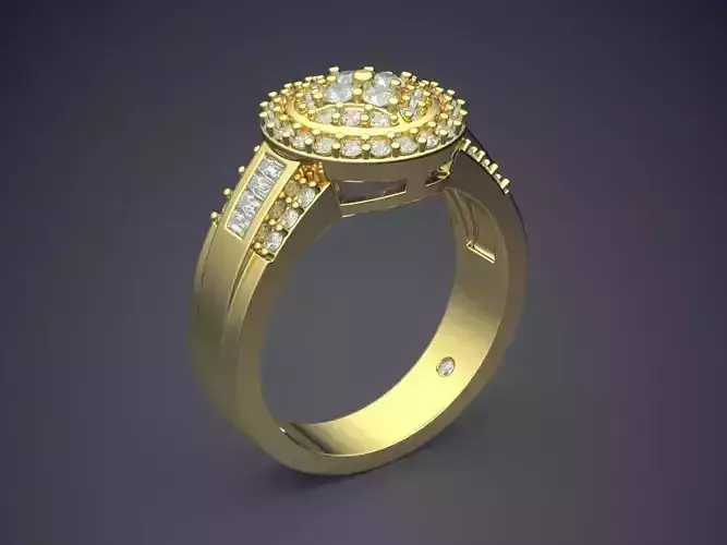Luxurious Ring With Tiny Diamonds CAD 629