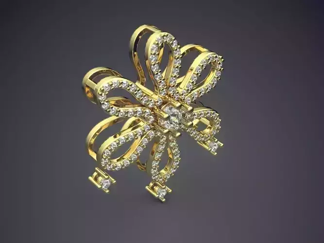 Magnificent Flower Shaped Pendant