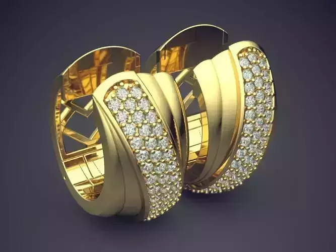 Clipping Earrings With Tiny Diamonds CAD 621