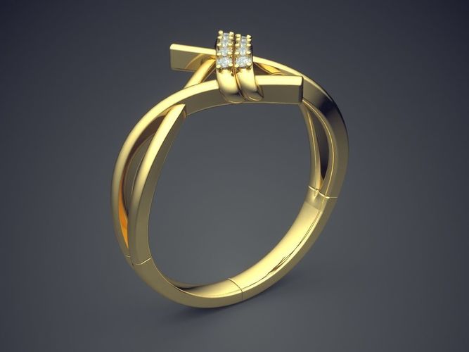 Ring With Unique Design CAD 609 3D print model