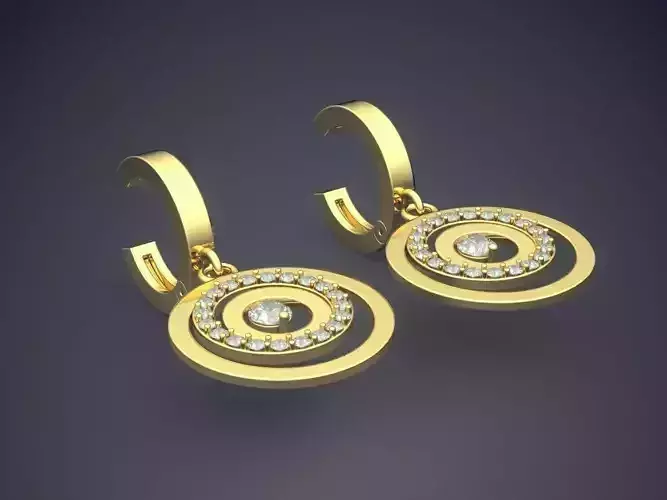 Earrings CAD-604