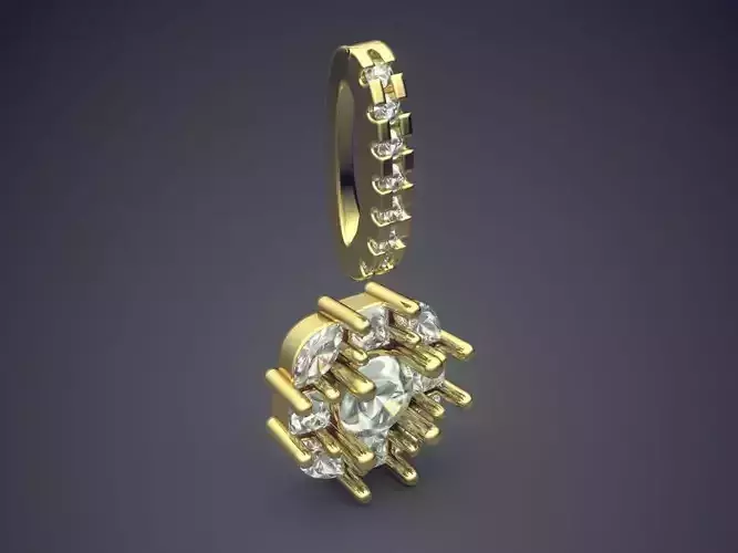 Detailed Pendant CAD-565