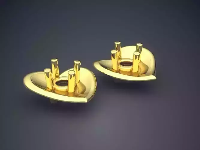 Earrings CAD-541 3D print model