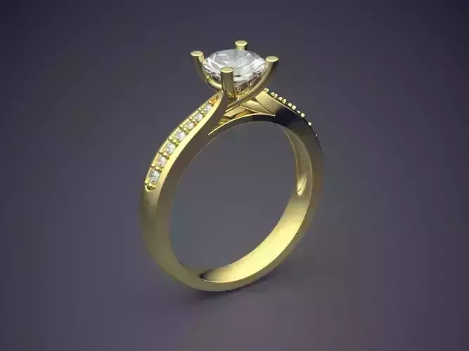 Elegant Fancy Diamond-Ring for Engagement