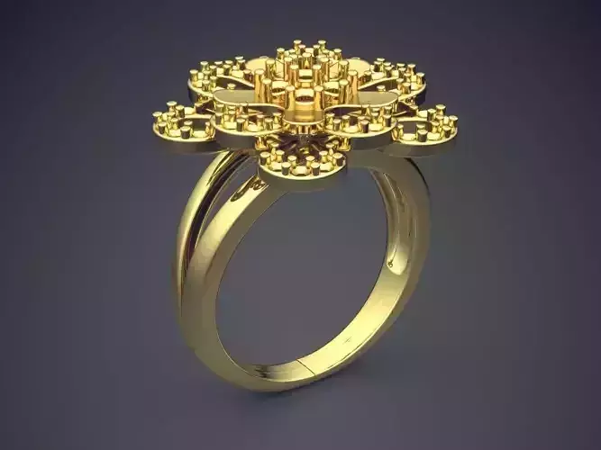 Impressive Diamond Ring 3D print model