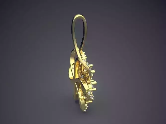 Pendant With Diamonds CAD-519