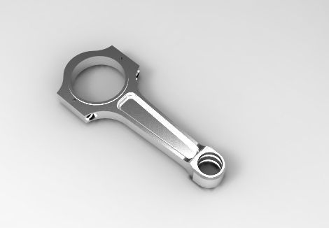 piston-rod piston rod Free 3D model_1