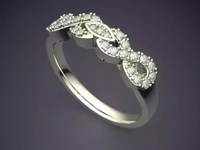 Ring With Diamonds CAD-509