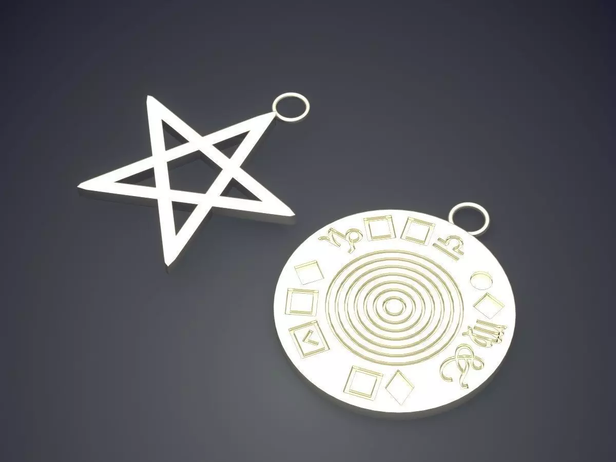 Pendants CAD-505 3D print model_1