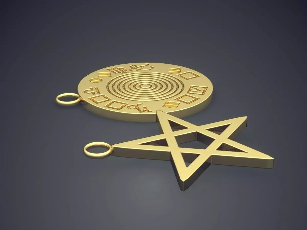 Pendants CAD-505 3D print model_3