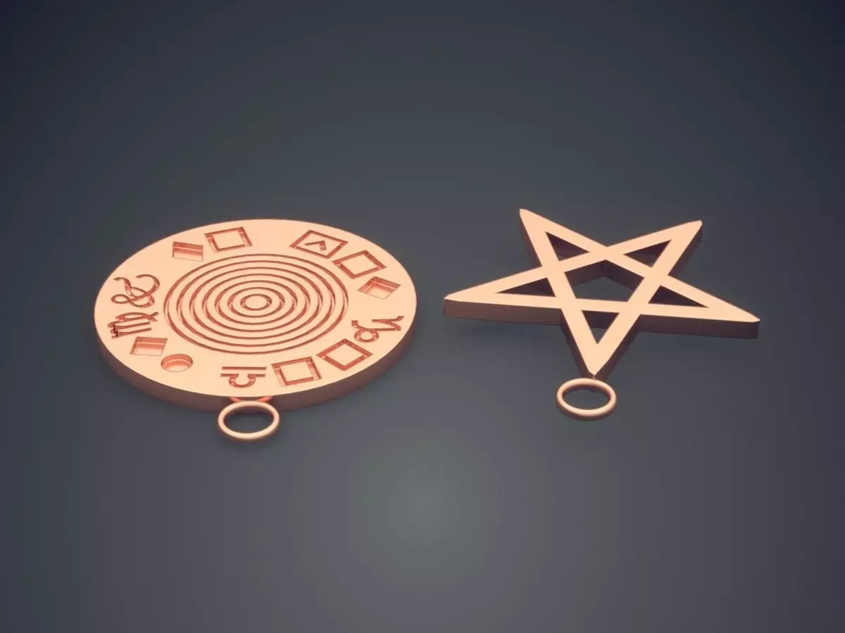 Pendants CAD-505 3D print model_2