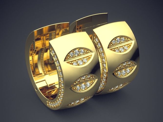 Thick Rings CAD-489 3D print model