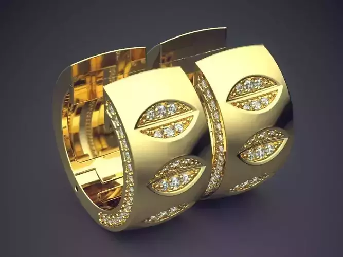 Thick Rings CAD-489 3D print model