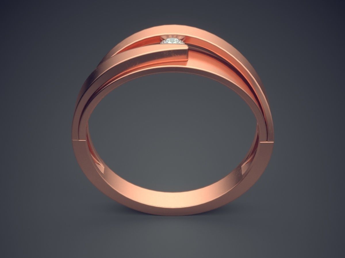 Engraved Ring CAD-488 3D print model_2