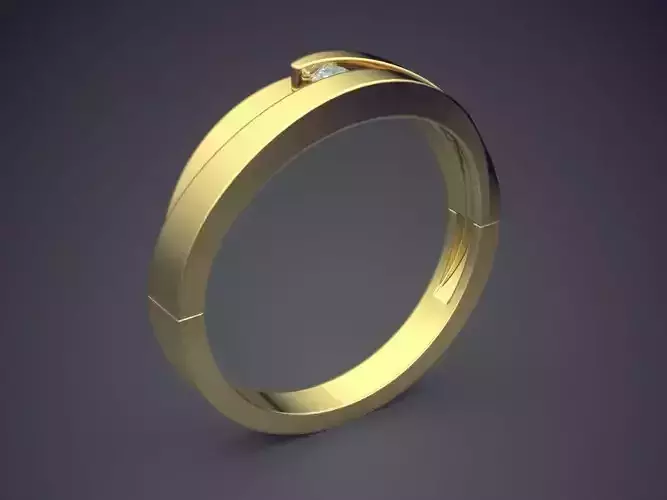 Engraved Ring CAD-488