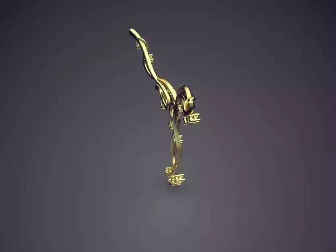 Pendant With Diamonds CAD-477