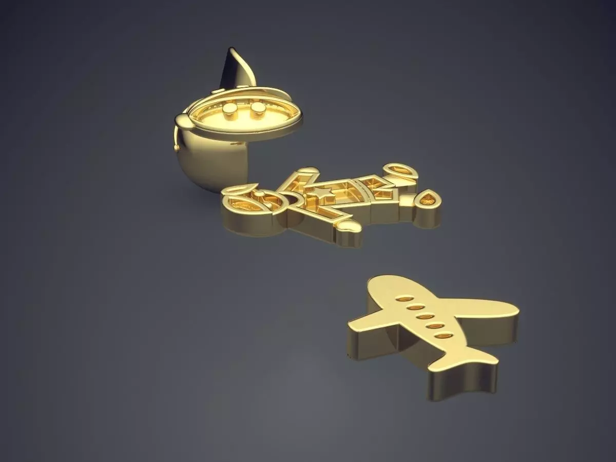 Pendants CAD-47 3D print model_3