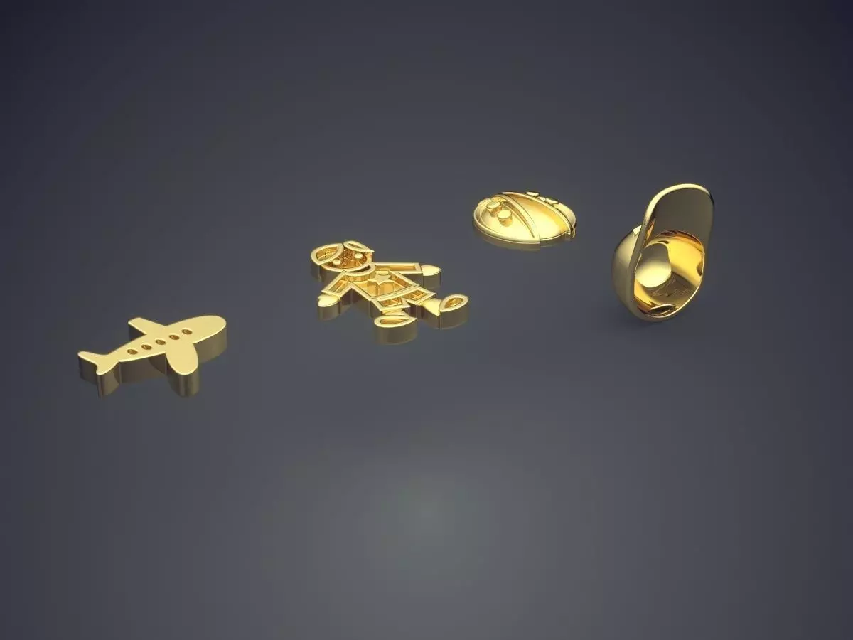 Pendants CAD-47 3D print model_0